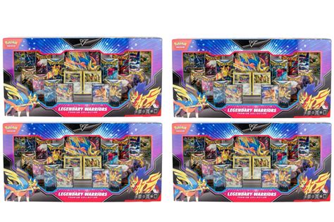 Pokémon Legendary Warriors Premium Collection 4x Lot - US