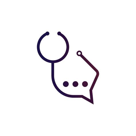 Modelo de design de logotipo de consulta de saúde Estetoscópio isolado ...