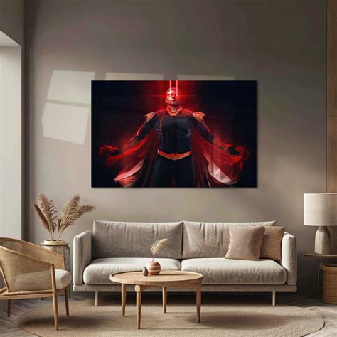 The Boys Season 4 – Homelander Metal Frame | Dark Superhero Wall Art ...