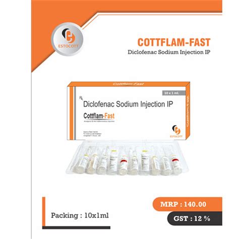 COTTFLAM-FAST Injection Estocott Pharma Pvt. Ltd.