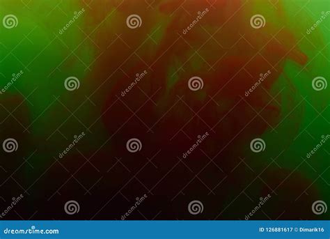Red and Green Mix of Water Paint Stock Illustration - Illustration of ...