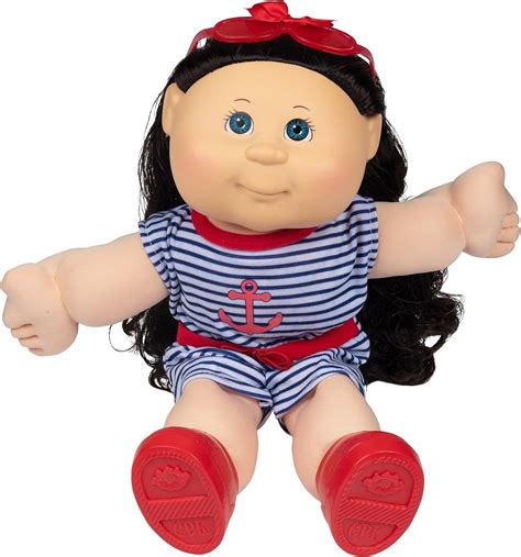 Amazon.com: Cabbage Patch Kids Classic Doll with Silk Hair, 16 ...
