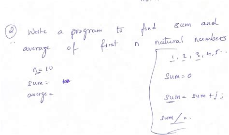 Image result for Write an Algorithm to Find a Sum of Given N Numbers