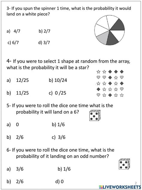 Image result for Math Antics Probability Worksheets