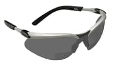 3M™ BX™ Reader Protective Eyewear 11378-00000-20, Gray Lens, Silver ...