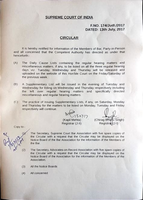 SC And SCBA Together Chalk Out Plan To Avoid Delayed Uploading Of Cause ...