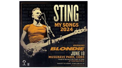 Sting with Special Guest BLONDIE, Tramore Valley Park, Cork, 18 June ...