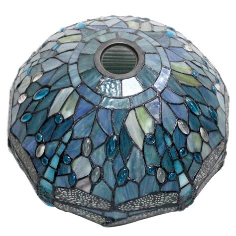 Blue Stained Glass Lamp Shades