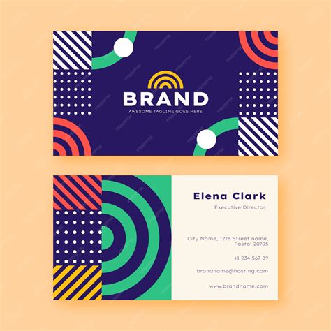 Business Card Design Vector 的图像结果