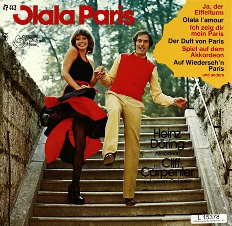 Heinz Döring mit Cliff Carpenter und seinem Orchester. Olala Paris ...