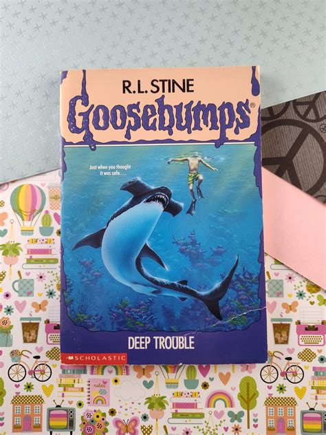 Vintage 1994 1st Printing R.L. Stine Goosebumps 19, Deep Trouble - Etsy
