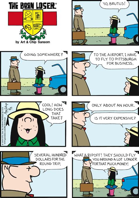 The Born Loser by Chip Sansom for March 3, 2024 | GoComics