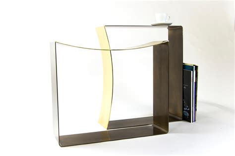 Brass Ribbon Stool by Gentner Design For Sale at 1stDibs | ribbon-like stool pictures, ribbon ...