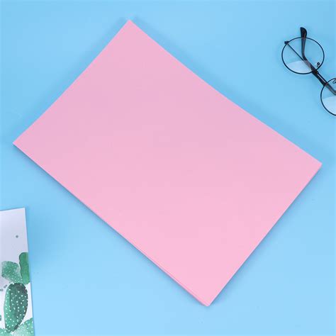 Buy 100Pcs A4 Colored Copy Paper Practical Printable Paper DIY Handmade ...