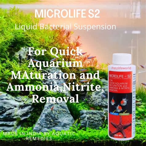 Aquatic Remedies Micro Life S2 Beneficial Bacteria Liquid Bacterial Su ...