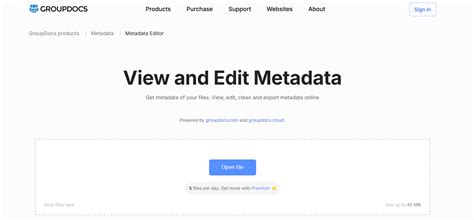 Image result for File Metadata Editor