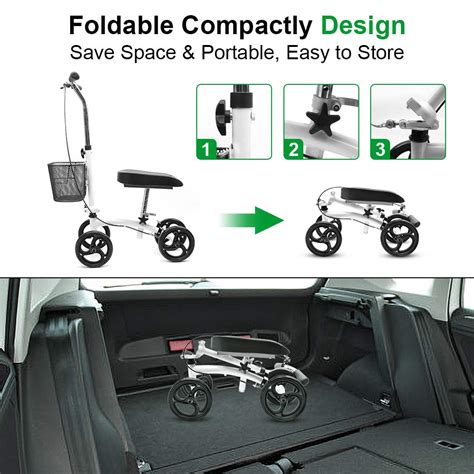 Knee Scooter All Terrain, Deluxe Medical Knee Scooter Foot Injuries ...
