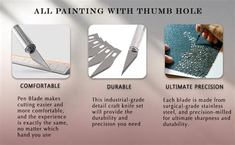 eS³kube Detail Knife - Crafts Steel Tool with 5 Blades : Amazon.in ...