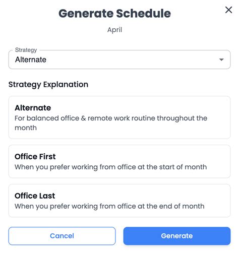 Hybrid Work Planner | WFH & WFO Schedule Generator | WorkSage