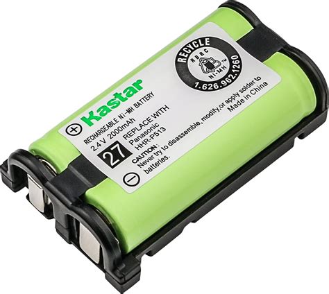 Buy Kastar HHR-P513 Battery, Type 27, NI-MH Rechargeable Cordless ...