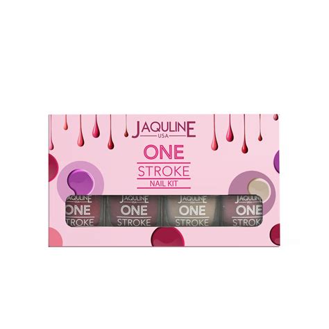 Buy Jaquline USA ONE STROKE 4 In 1 Nail Kit, Long Lasting, Chip ...