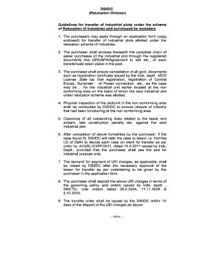 Dsiidc Relocation - Fill Online, Printable, Fillable, Blank | pdfFiller