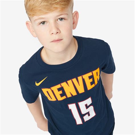 Nike NBA Older Kids Nikola Jokic Denver Nuggets Icon T-Shirt - College ...