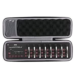 co2crea Hard Travel Case for Korg nanoKONTROL2 Slim-Line USB Control ...
