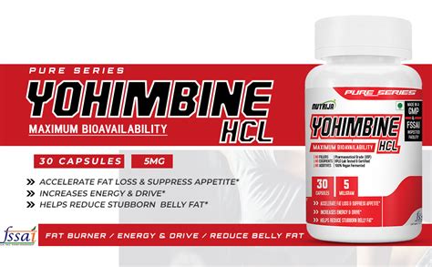 NutriJa Yohimbine 5 MG - 30 Capsules : Amazon.in: Health & Personal Care
