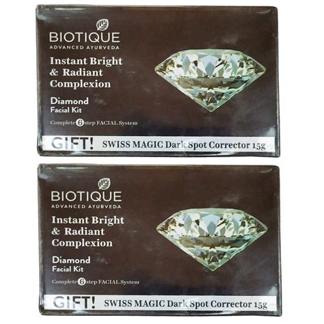 2 BIOTIQUE ADVANCED AYURVEDA INSTANT BRIGHT & RADIANT COMPLEXION ...
