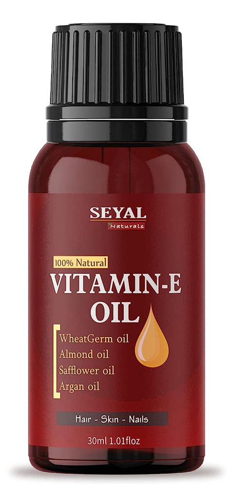 Buy Seyal Vitamin E Oil for Face, Nails & Hair, 100% Natural Plant ...