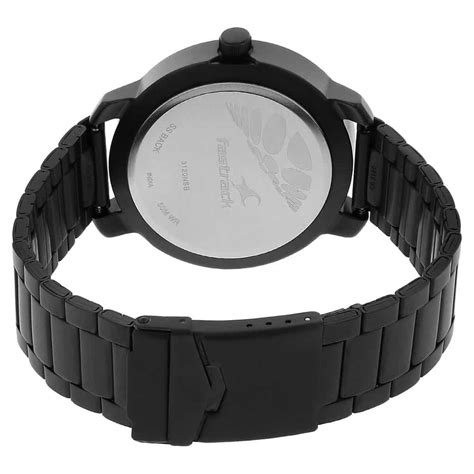 NR3120NM02 BROWN DIAL BLACK STAINLESS STEEL STRAP WATCH