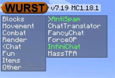 Image result for Wurst Client Hitbox