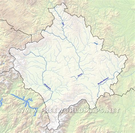 Map Of Kosovo