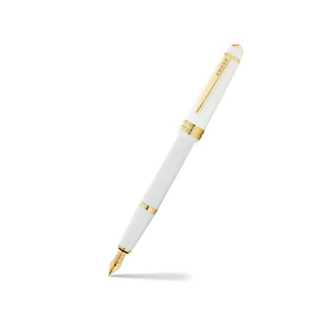 Cross AT0746-10MF Bailey Light Fountain Pen - White — Mango