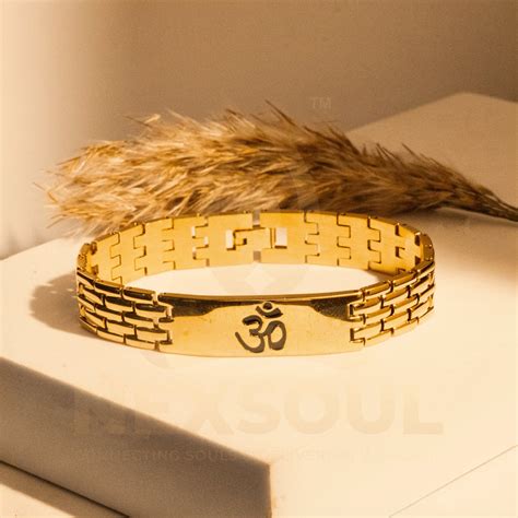 Gold Plated Om Radiant Bracelet – Nexsoul