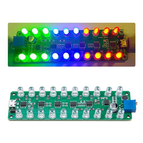 ZORZA 1Pcs LED Display Music Visualizer VU Meter Amplifier Board with ...