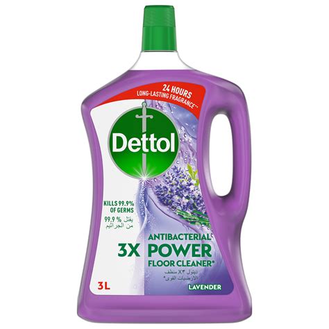 Buy Dettol 3X Power Antibacterial Floor Cleaner - Lavender, 3L Online ...