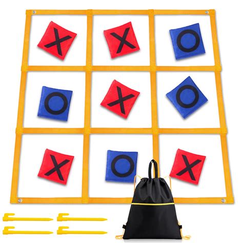 Gocasmus Tic Tac Toe Game - 4ft x 4ft Outdoor Yard Giant Tic Tac Toe ...
