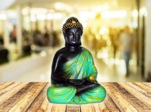 SPLICE Sitting Buddha Idol Statue Showpiece for Home & Office Décor ...