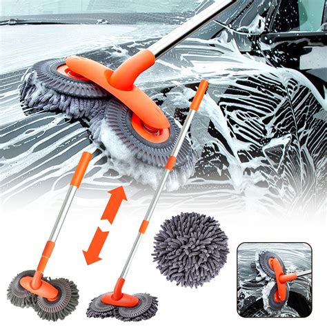 Car Wash Mop With Long Handle, Car Wash Mop Brush, Microfiber Car Wash ...