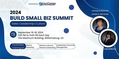 Small Biz Summit 24: Sales, Culture, Leadership Mastery for ...