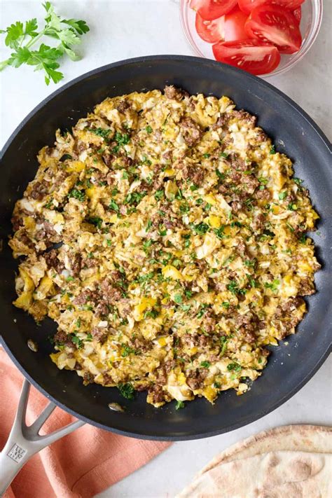 Ground Beef & Eggs With Actual Flavor