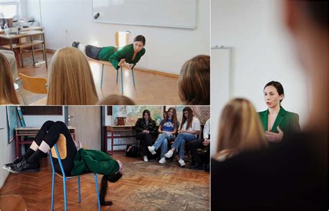 FOTO Mia Štark u Gimnaziji Velika Gorica otvorila novi program Štoos teatra