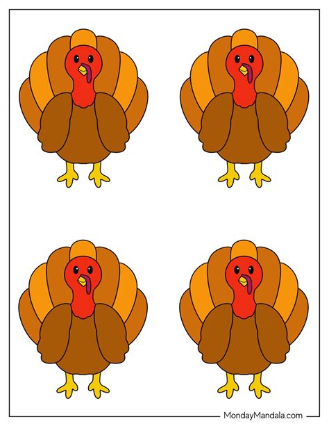 Turkey Template Color