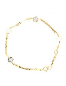 Pulsera perla comunion oro 18k [26-5564-pu]
