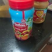 Kissan Mixed Fruit Jam 1 Kg Bottle, With Real Fruit Ingredients ...