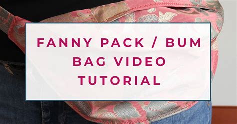 Image result for Fanny Pack Tutorial with Pattern