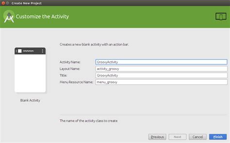 Image result for New Project Wizard View in Android Studio