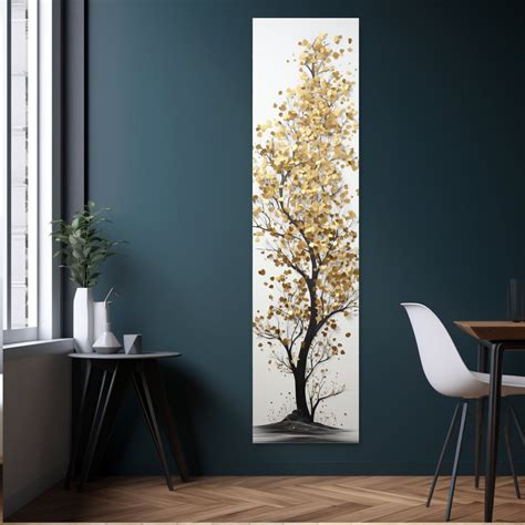 Long Narrow Wall Art, Tall Narrow Wall Art, Vertical Wall Art, Long ...